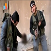 بازي عناصر تكفيري (تروريست هاي القاعده) با سر بريده + فيلم