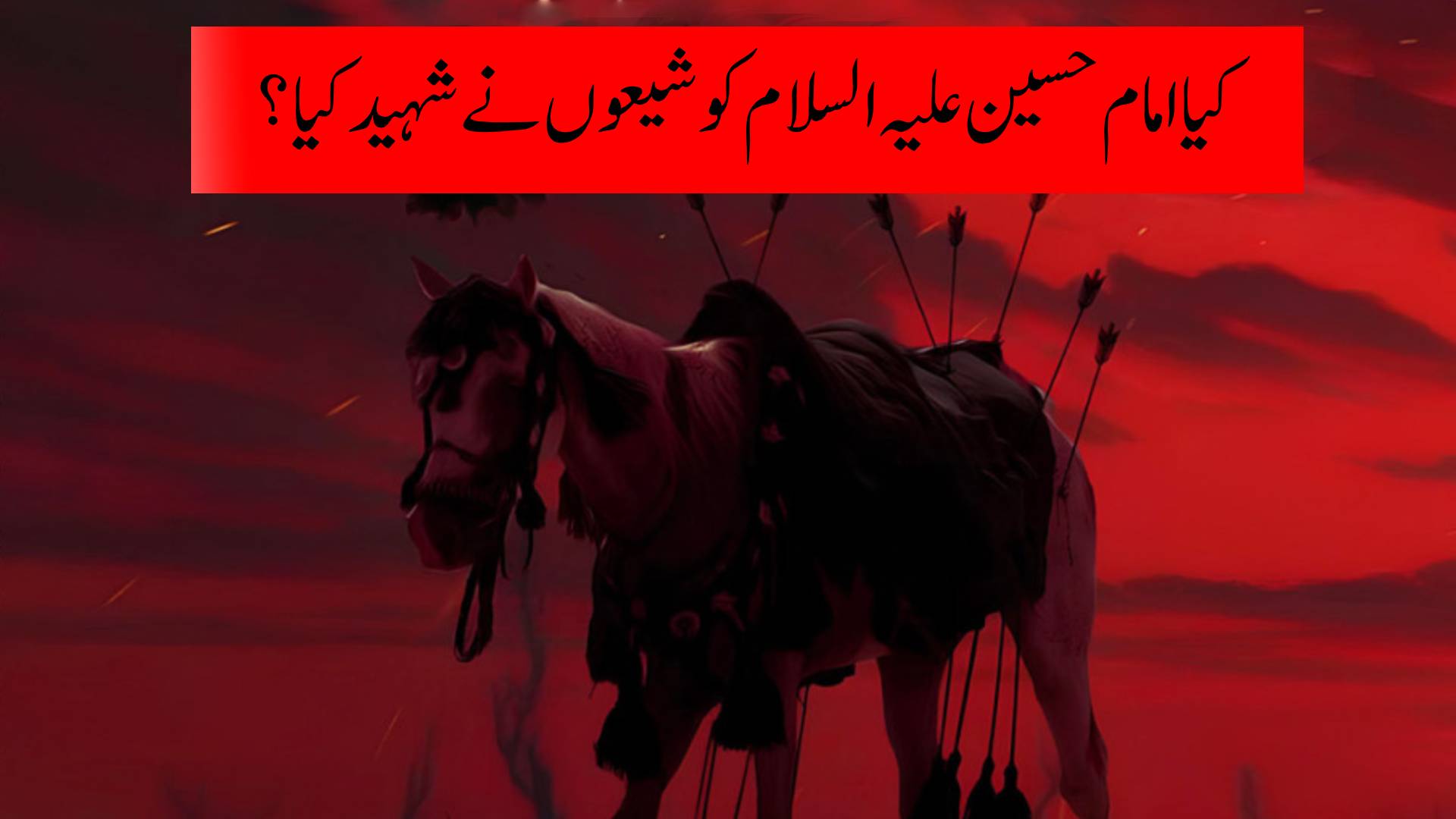 کیا امام حسین علیہ السلام کو شیعوں نے شہید کیا؟!!